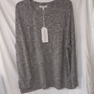 Workshop Republic Heather Grey Long Sleeve Breathable Shirt Size 1X